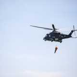 Aeronautica, esercitazione di salvataggio in mare